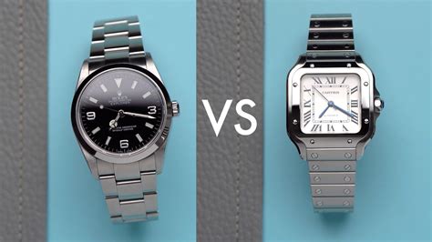 rolex explorer cartier|cartier vs rolex diamond.